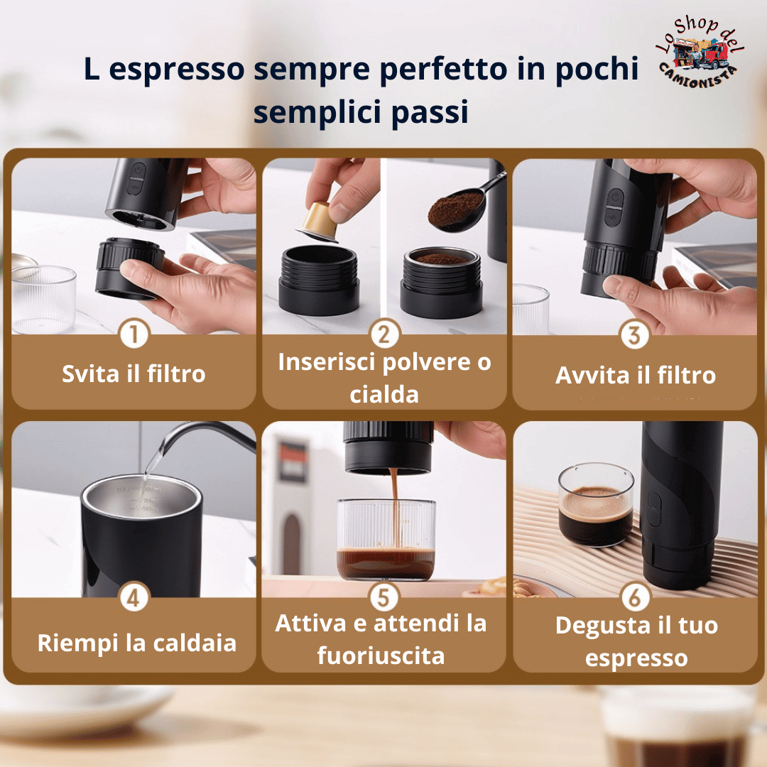 Macchinetta per l'espresso portatile