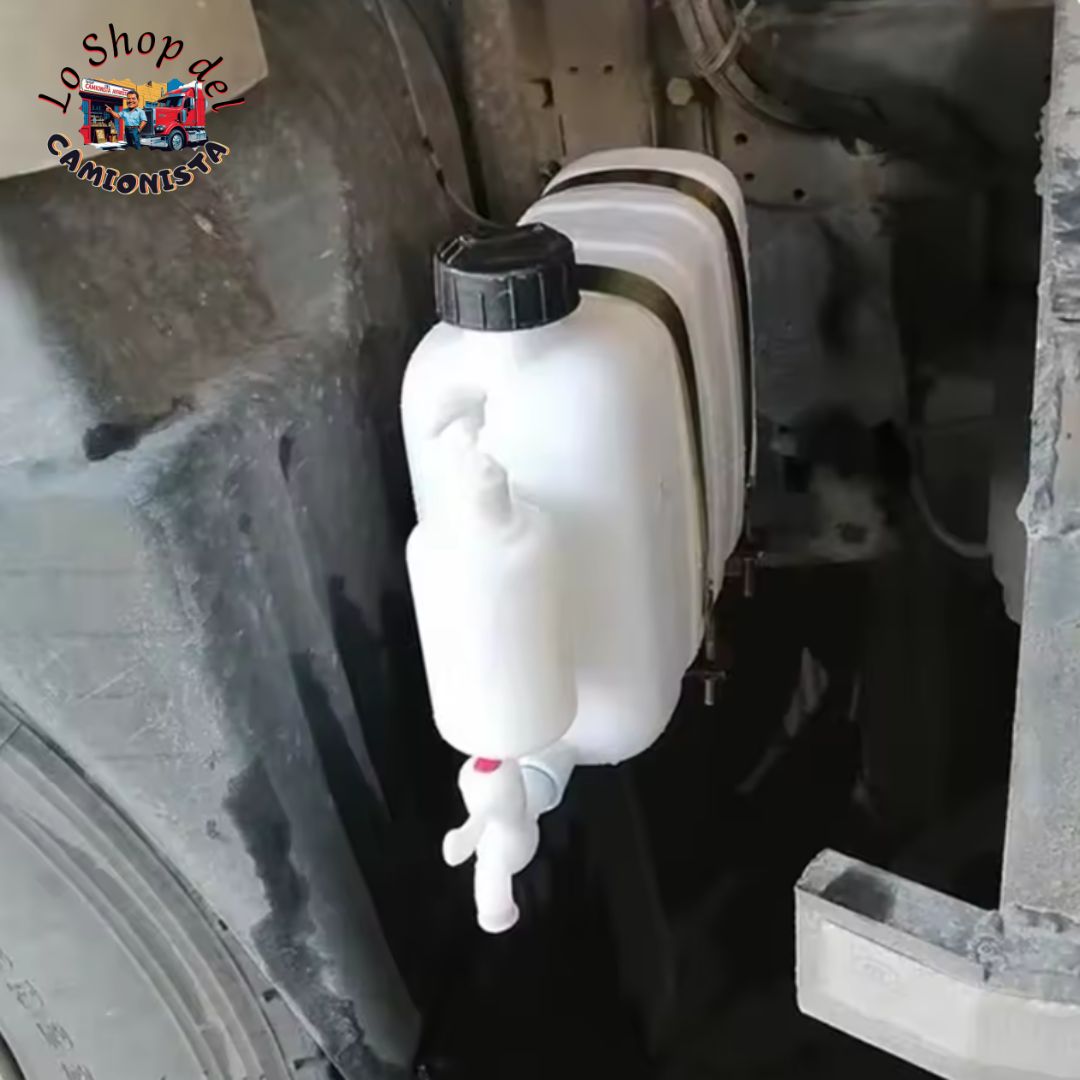 Tanica con rubinetto e porta sapone con erogatore