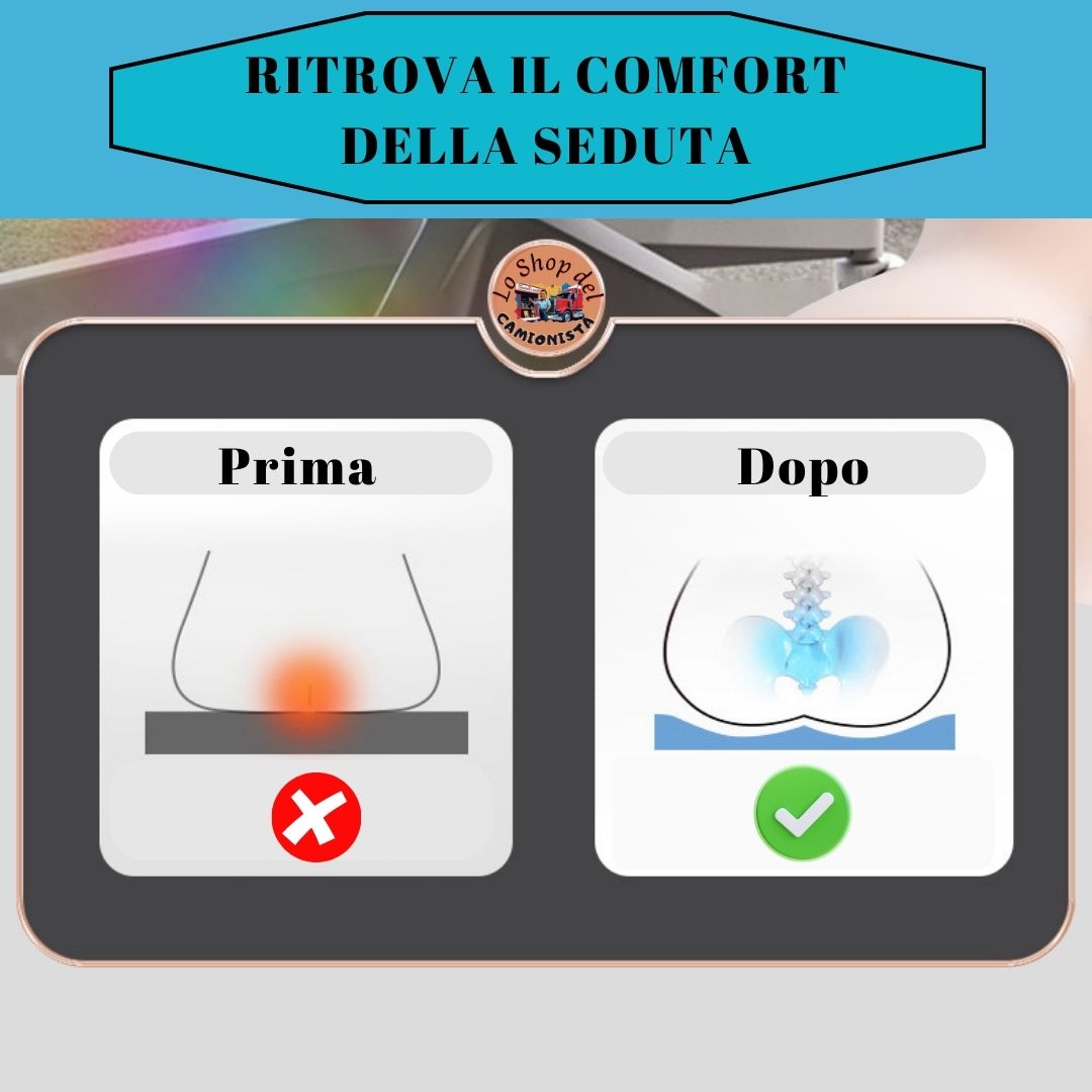 Cuscino antidecupito ortopedico