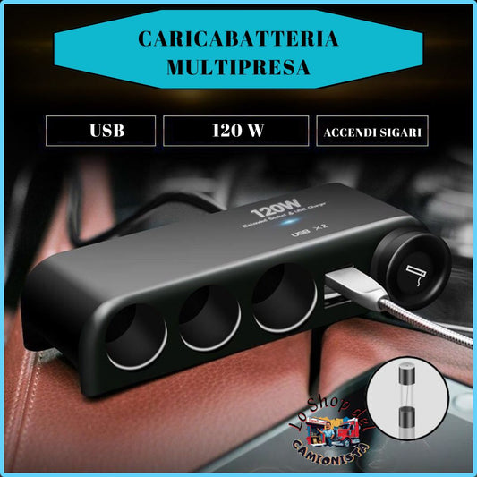 Carica batteria multipresa