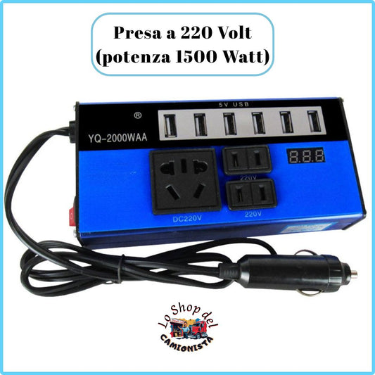 Inverte 12v24v 220v convertitore multifunzione