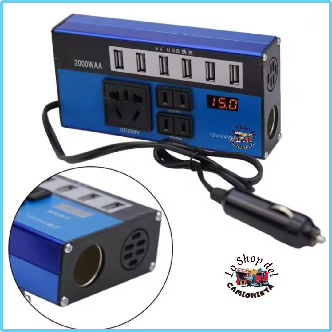 Inverte 12v24v 220v convertitore multifunzione